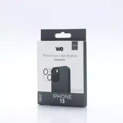 WE Protection dobjectifs appareil photo iPhone 13 transparent