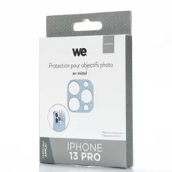 WE Protection dobjectifs appareil photo IPHONE 13 PRO Bleu alpin
