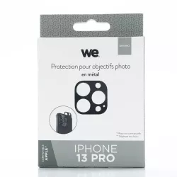 WE Protection dobjectifs appareil photo IPHONE 13 PRO Noir