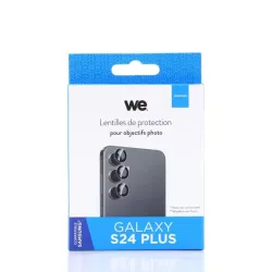WE Lentilles de protection pour objectifs d'appareil photo SAMSUNG S24 PLUS transparent/noir (3 lentilles incluses)