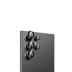 WE Lentilles de protection pour objectifs d'appareil photo SAMSUNG S24 ULTRA transparent/noir (5 lentilles incluses)