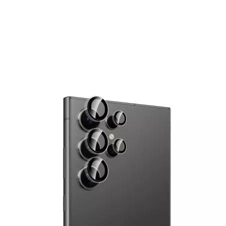 WE Lentilles de protection pour objectifs d'appareil photo SAMSUNG S24 ULTRA transparent/noir (5 lentilles incluses)
