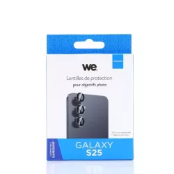 WE Lentilles de protection pour objectifs d'appareil photo SAMSUNG S25 transparent/noir (3 lentilles incluses)