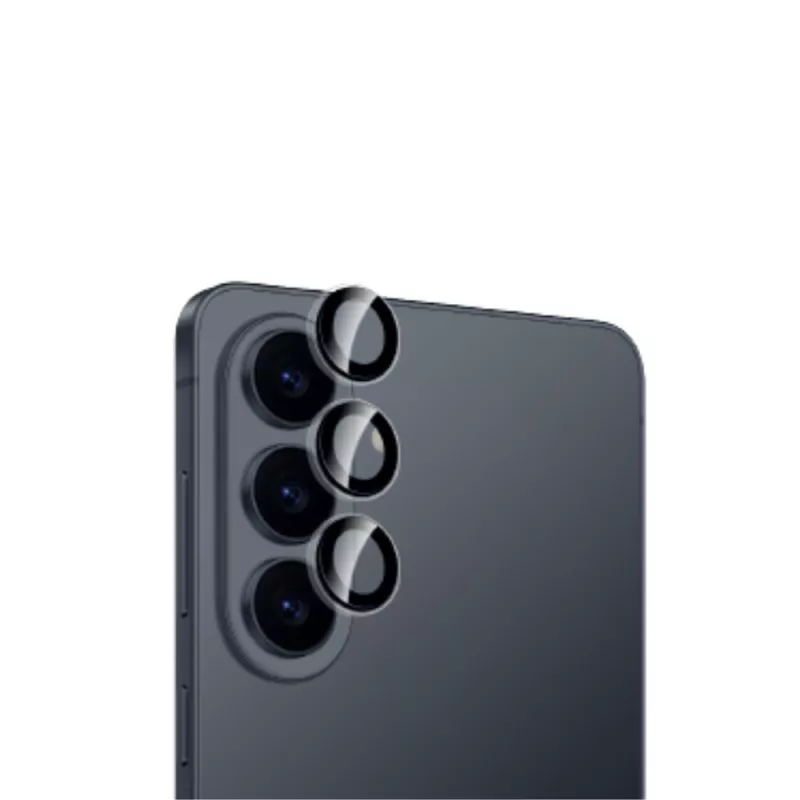 WE Lentilles de protection pour objectifs d'appareil photo SAMSUNG S26 PLUS transparent/noir (2 lentilles incluses)