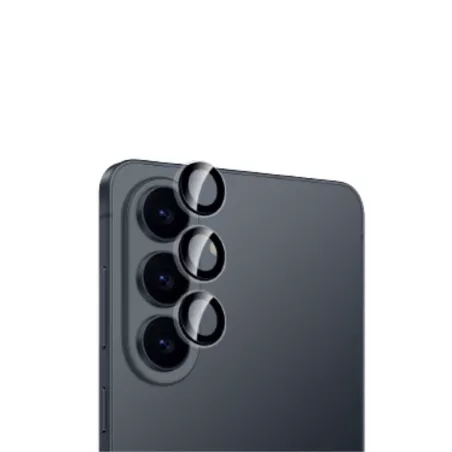 WE Lentilles de protection pour objectifs d'appareil photo SAMSUNG S26 PLUS transparent/noir (2 lentilles incluses)