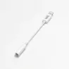 Adaptateur Lightning mâle / jack 3.5mm femelle - blanc