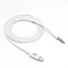 WE Câble auxiliaire 1m pour iPhone/ iPad vers Jack mâle 3,5 mm / aux pour relier à une autoradio, un casque, des enceintes