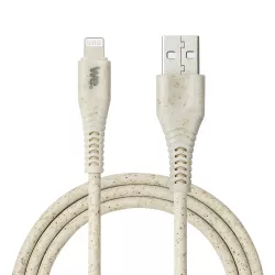 Câble Lightning/USB A biosourcé avec 30% de matières recyclées - 1m - Packaging écoconçu