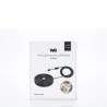 Microphone USB, design compact en métal, buton muet intégré, LED indicatif, plug&play, compatible avec tous les systèmes…