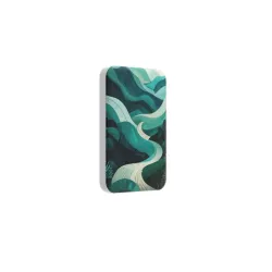 Batterie de secours MagSafe WE Pop 5000mAh - Décors vert - 1 port USB-C - 20W max