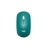 WE POP Pack Tapis de souris design vert vallée : 200x140x3mm + souris optique sans-fil 2.4 GHz