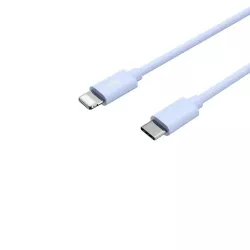 WE POP Pack Chargeur secteur + Câble USB-C/Lightning Bleu : Chargeur secteur Bleu PD 20W port USB-C - Câble USB-C/Lightning…