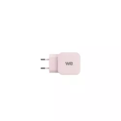 WE POP Pack Chargeur secteur + Câble USB-C/Lightning Rose : Chargeur secteur rose PD 20W port USB-C - Câble USB-C/Lightning…