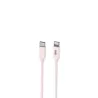WE POP Pack Chargeur secteur + Câble USB-C/Lightning Rose : Chargeur secteur rose PD 20W port USB-C - Câble USB-C/Lightning…
