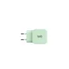 WE POP Pack Chargeur secteur + Câble USB-C/Lightning Vert : Chargeur secteur vert PD 20W port USB-C - Câble USB-C/Lightning…