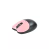 WE POP Pack clavier + souris sans-fil chat 2.4Ghz, récepteur USB + adapteur USB-C, 84 touches, piles incluses, noir et rose