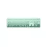 WE POP Pack clavier + souris sans-fil 2.4Ghz récepteur USB + adapteur USB-C, 104 touches, piles incluses, vert