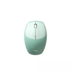 WE POP Pack clavier + souris sans-fil 2.4Ghz récepteur USB + adapteur USB-C, 104 touches, piles incluses, vert