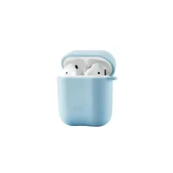WE POP Coque silicone souple Airpods 2ème génération - COLORIS BLEU