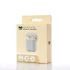 WE POP Coque silicone souple Airpods 2ème génération - COLORIS BLEU