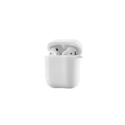 WE POP Coque silicone souple Airpods 2ème génération - COLORIS BLANC