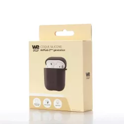 WE POP Coque silicone souple Airpods 2ème génération - COLORIS NOIR