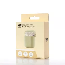 WE POP Coque silicone souple Airpods 2ème génération - COLORIS VERT