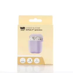 WE POP Coque silicone souple Airpods 2ème génération - COLORIS VIOLET