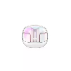 Ecouteurs WE POP MYRA sans-fil, coque irisée, blanc