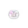 Ecouteurs WE POP MYRA sans-fil, coque irisée, blanc