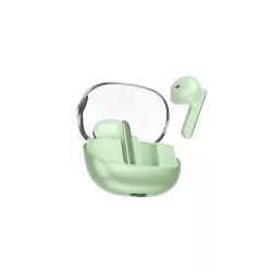 Ecouteurs WE POP MYRA sans-fil, coque irisée, vert