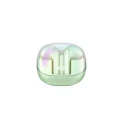 Ecouteurs WE POP MYRA sans-fil, coque irisée, vert