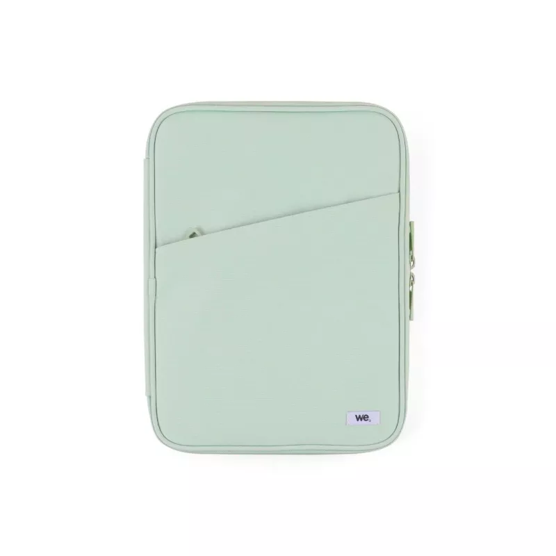 WE POP Housse universelle pour tablette jusqu'à 11'' : coloris vert - 2 grandes poches intérieures - 1 poche frontale - 1…