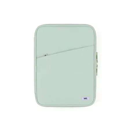 WE POP Housse universelle pour tablette jusqu'à 11'' : coloris vert - 2 grandes poches intérieures - 1 poche frontale - 1…