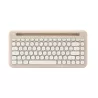 WE POP Clavier Bluetooth universel avec fonction support pour tablette/smartphone - coloris beige