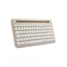 WE POP Clavier Bluetooth universel avec fonction support pour tablette/smartphone - coloris beige