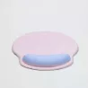 WE POP Tapis de souris avec repose poignet bi-color Violet: matière tissu - tapis violet clair - repose poignet violet foncé