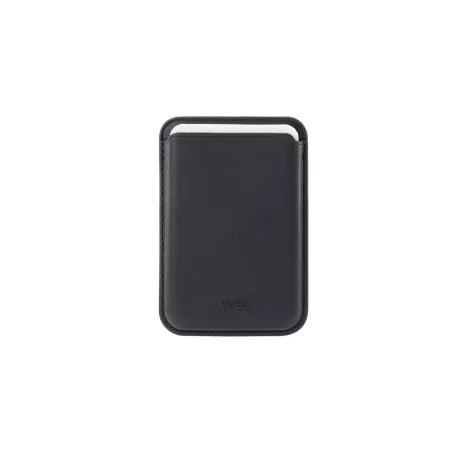 WE Porte cartes magnétique compatible magsafe Noir - Rangement jusqu'à 2 cartes - aimanté au dos de son iPhone (modèles…