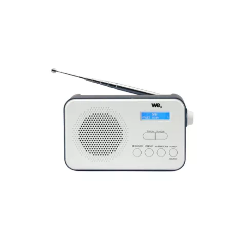 Radio portable DAB+/DAB/FM, double alarme, écran LCD, batterie rechargeable de 2000mAh Luminosité réglable, antenne…