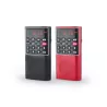 RADIO DE POCHE rechargeable FM, lecteur de carte micro SD RMS 3W, prise casque Noir