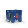 RADIO DE POCHE rechargeable FM, lecteur de carte micro SD RMS 3W, prise casque Rouge