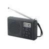 Radio FM à piles (non incluses), noir