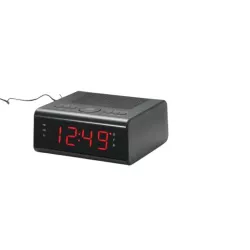 Radio réveil FM , Dual alarme avec fonction snooze, l'écran LCD de 0.9'' , adaptateur secteur inclus
