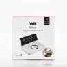 Réveil avec chargeur induction à 15W max, double alarme, lumiosité réglable, 1 port USB pour la charge, affichage l'heure, la…