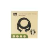 Câble de recharge pour les voitures électriques, type T2, monophasé 32A/7,2kW, IP54, longueur de 5m, noir