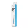 Bras Selfie bleu longueur: 22.5 à 100.5cm compatible IOS 4.0 / Android 3.0 Connexion port Jack / bouton phot