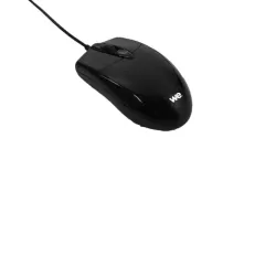 Souris filaire optique WE 1200DPI ,ambidextre, connexion USB, longueur câble 1.8m, grande taille 117*62*38mm, noire
