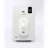 Souris filaire WE 1200DPI , USB, longeur câble 1.5m finition métallique blanche