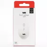 Souris sans fil optique WE - Nano Dongle USB - connexion 2.4 GHz - 800/1200/1600 DPI, couleur blanche