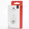 Souris sans fil optique WE - Nano Dongle USB - connexion 2.4 GHz - 800/1200/1600 DPI, couleur blanche